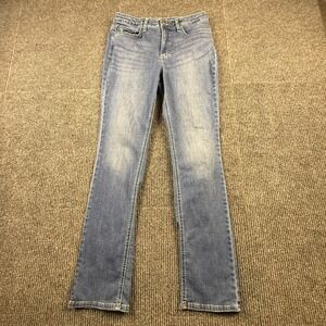 Lee Riders Womens Midrise Straight‎ Leg Blue Jeans Size 12Long 1STMFW5